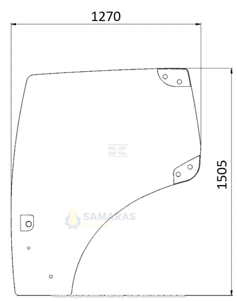 ΠΟΡΤΑ ΓΥΑΛΙ KR82027357N